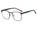99219 Qsky New Men Eye Protection Eyewear Custom Prescription Optical Glasses Square Metal Anti Blue Light Eyeglasses