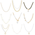 Vintage Style Baroque Pearl Necklace for Women Jewelry