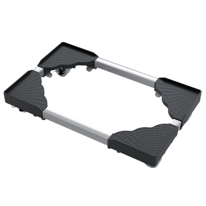 061-A012 Adjustable Single-Tier Mobile CPU Storage Rack Steel Material Folding Display Stand for Home Tools  Box Packing