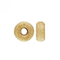 GP Star Dust Rondell Beads 14k Gold Filled Spacer Frosted Bead for Permanent Jewelry Chains Making Wholesale