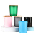 200ml 300ml Round Pink Matte Candle Jar Empty Candle Jars for Candle Making