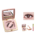 2024 New Products Handmade No Glue Needed No Eyeliner False Eyelashes Soft Magnets Quantum Magnetic Lashes Set