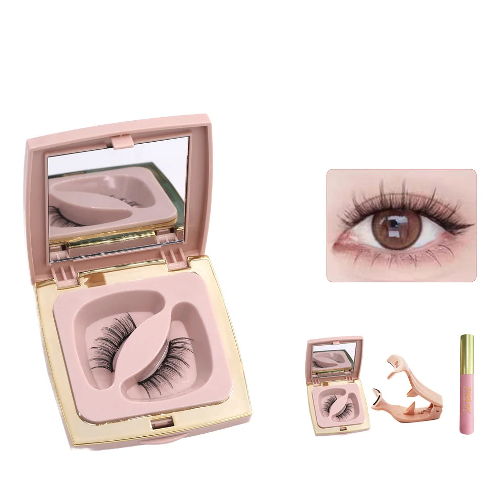 2024 New Products Handmade No Glue Needed No Eyeliner False Eyelashes Soft Magnets Quantum Magnetic Lashes Set