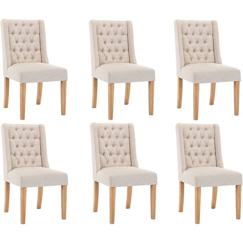 Modern European Slipcovered Upholstered Stainless Steel Solid Wood Dinning Chair Hotel Dining Room Chair Wooden Restaurant Chair