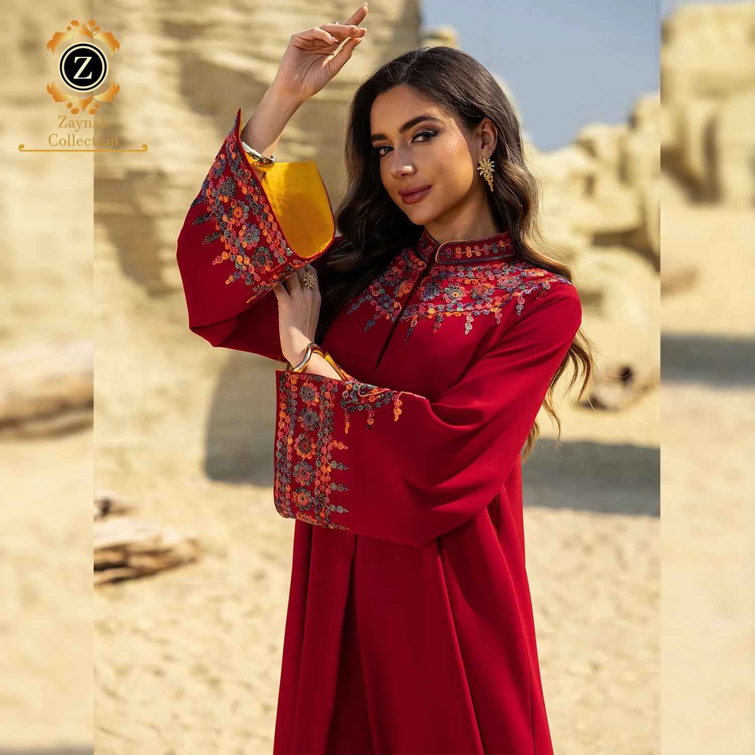 Zaynab Elegant Jalabiya Wholesale Women Muslim Dress Turkey Dubai Turkey Fashion Dress Fabric New Designs Elegant Jalabiya