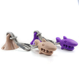 2025 New Design Eco-Friendly Dog Tug Toy Rope with TPR Suction Cup for Hidden Treats