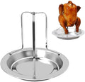 Barbecue Stainless Steel Grill BBQ Chicken Holder Accessories Set Non-Stick Carbon Beer Can Chicken Roaster