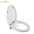 Wholesale Toilet Seat Cover Soft Close Bidet Seat Retractable Nozzle Dual Nozzles Chrome Knob Luxury Modern Design Bathroom Use