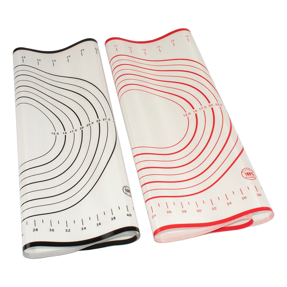 Silicone Non-Stick Rolling Dough Mat Baking Mats Oven Liners Pastry Mat Baking Sheets Baking & Pastry Tools 60x40cm 0.40mm Thick