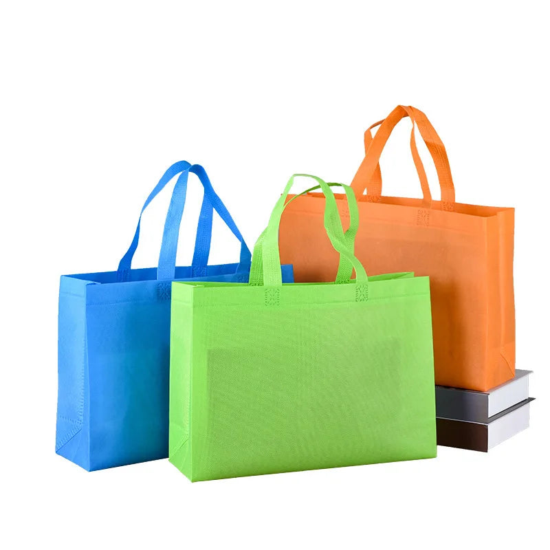 Non-woven Takeaway Bag Custom Logo Hot-pressed Non-woven Handbag