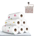 Wholesale Top Pick Non-woven Disposable Kitchen Paper Polyester/PP+Woodpulp Paper Towel Disposable Roll Paper