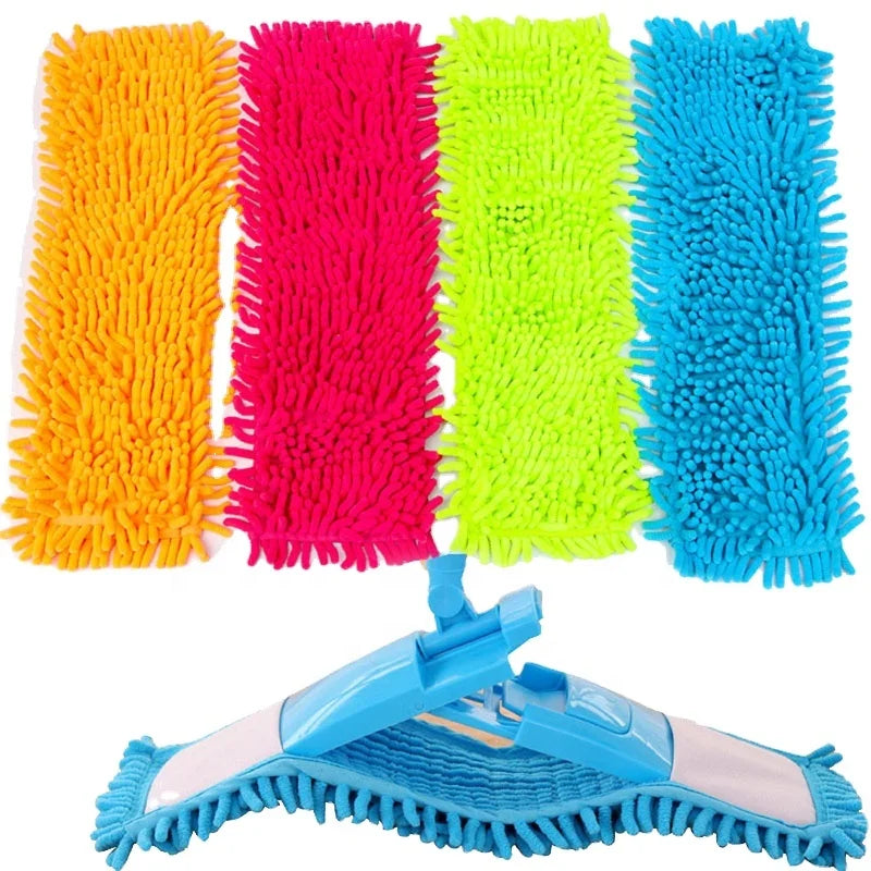 13*41CM 100g Soft Coral Fleece Mop Head Cloth
