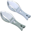 Kitchen Tools Fish Skin Graters with Plastic Handle Fish Cleaning Peeler Scaler Scraper