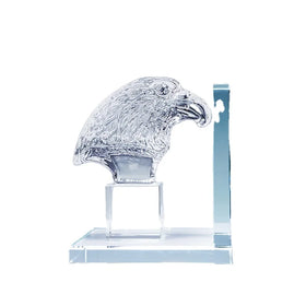 Factory Wholesale Various Designs Decorative K9 Crystal L Shaped Book Accessories Bookends for Home Office Decor