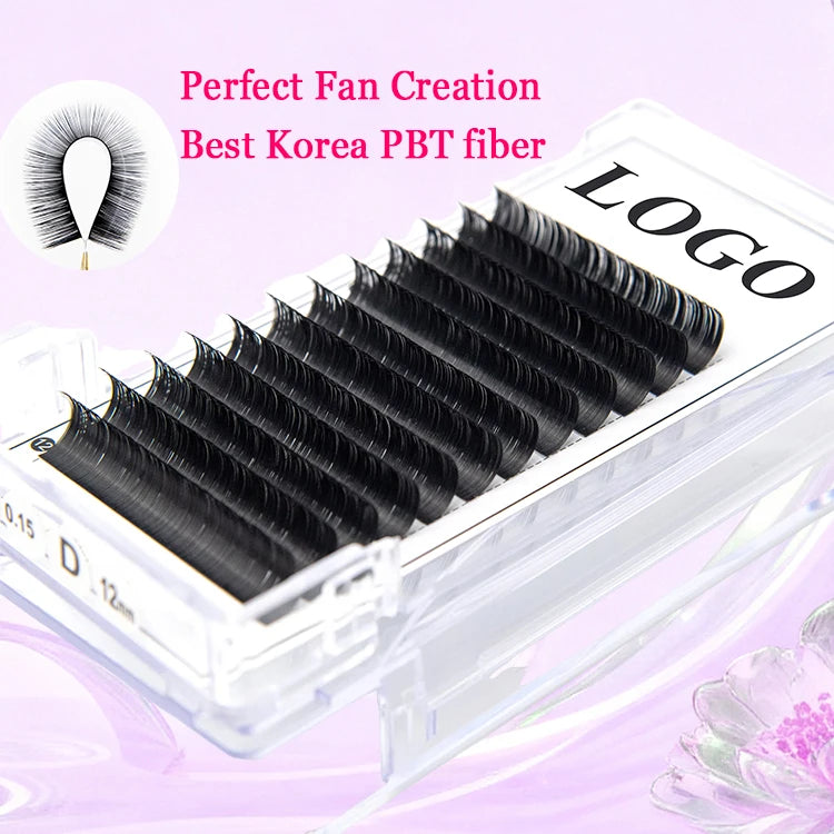 Long 20mm Individual Eyelash Extensions Easy Model Natural Cashmere Lashes Volume Lashes 0.02 0.03 0.05 0.07 0.10 Sizes Box