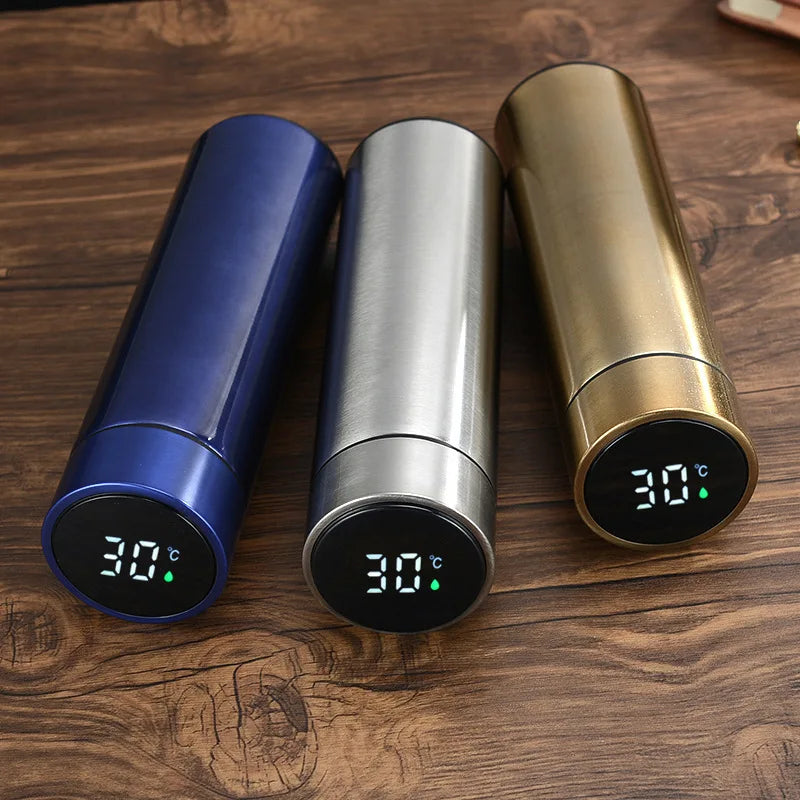 Customized 304 Stainless Steel Intelligent Temperature Display Thermos Cup Business Office Gift Cup