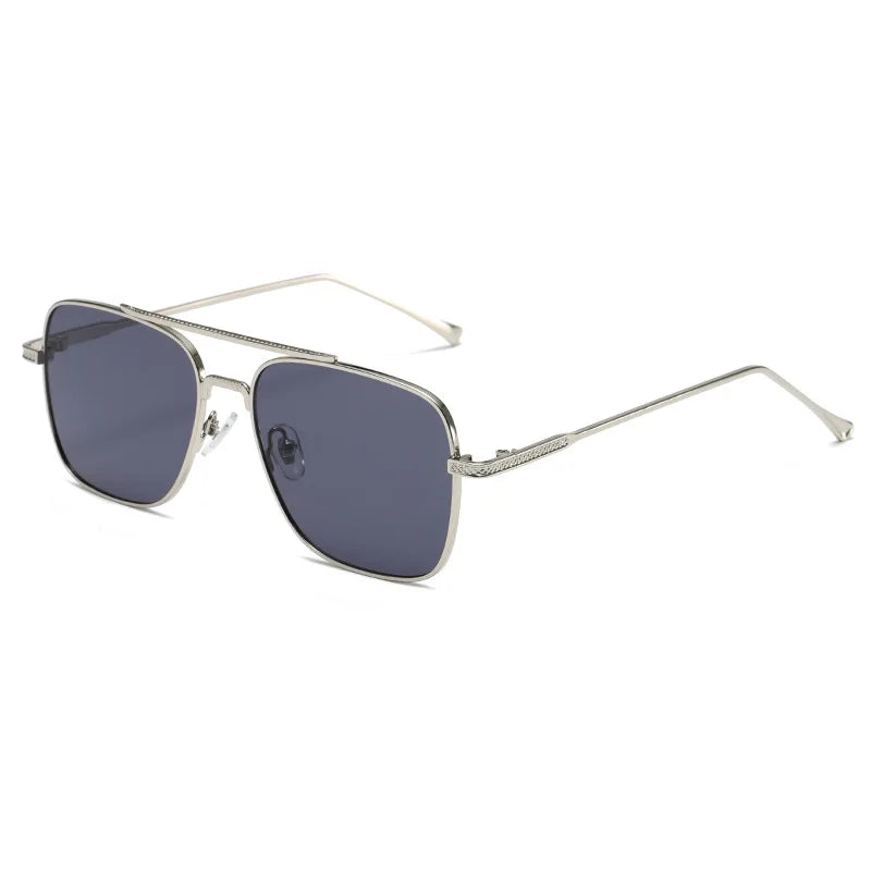 2209 Metal Double Girder square Frame Drivers Driving Europe and America Men and Women Classic Sunglasses Sunglasses Glasses