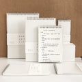School Office Supplies A4 A5 A6 A6 B5 80 Sheets Inner Pages Rule Line PP Cover Top Spiral Notebook Notepad