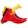 Efficient Efficient Stump Removal Machine - Digging Cutting and Trimming Integrated Excavator Attachment - Digging Cutting a