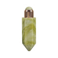 Diy 2025 Wholesale Essential Oil Bottle Scraping Energy Column Pink Crystal Facial Beauty Pillar Facial Jade Massage Roller