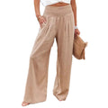 2024 Fashion New Korean Women's Harem Pants Mid Waist Summer Breathable Casual Cotton Drawstring Closure Loose Fit MegaBDM