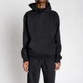 Eco Friendly Cotton 450 Gsm Fleece Heavyweight Boys Pullover Sweatshirts Oversized Custom Plain No String Men Hoodies