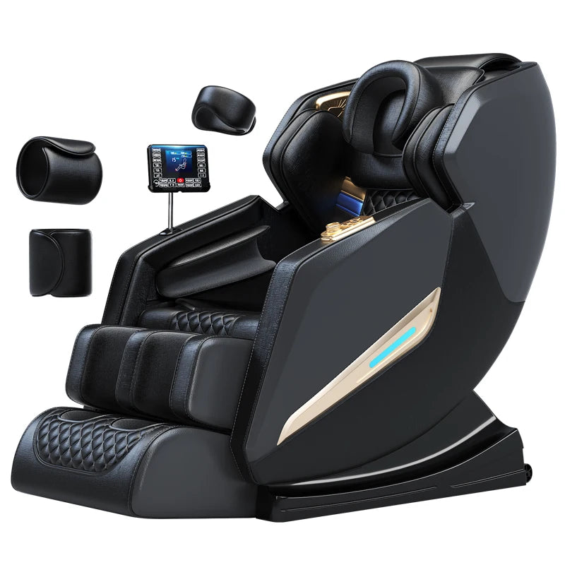 VCT PU Leather Full Body Ai Shiatsu Zero Gravity Space Capsule Massage Chair Musical Function Body Healthcare 2-Year Warranty MegaBDM