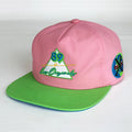 Vintage Dobby Dot Oxford Two Tone 5 Panel Snapback Rope Cap Unisex Sport