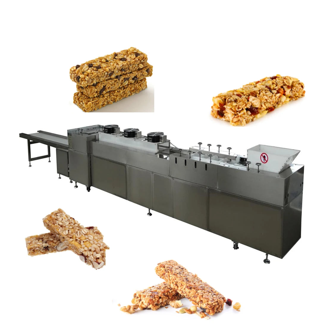 Automatic Cereal Bar Production Line Grain Bar Making Machine With Protein bar Make Machinery Stick Nuts bar Processing Machines