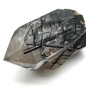 Wholesale Natural Black Rutilated Points Heading Black Hair Quartz Crystal Tower for Decoration and Sale