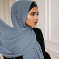 CCY Wholesale Supplier Muslim Chiffon Hijabs Scarf Islamic Ethnic Everyday Prayer Scarfs Women's Shawls and Hijab Free Shipping