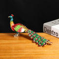 SHINNYGIFTS Big Size Tail Peacock Enamel Metal Craft Exquisite Jewelry Gift Trinket Box Wholesales