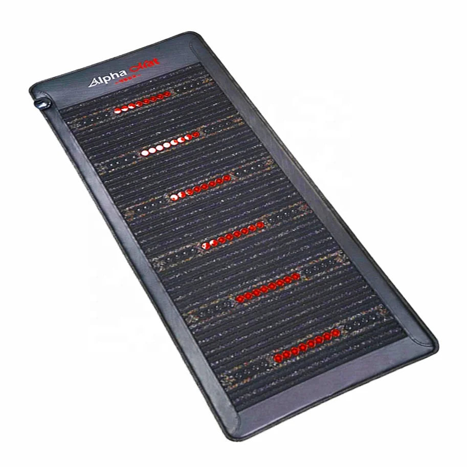 Luxuryade A9000 PEMF Red Light Therapy Photon Body Massage Jade Tourmaline Heating Bio Mat Health Care Amethyst Mattress