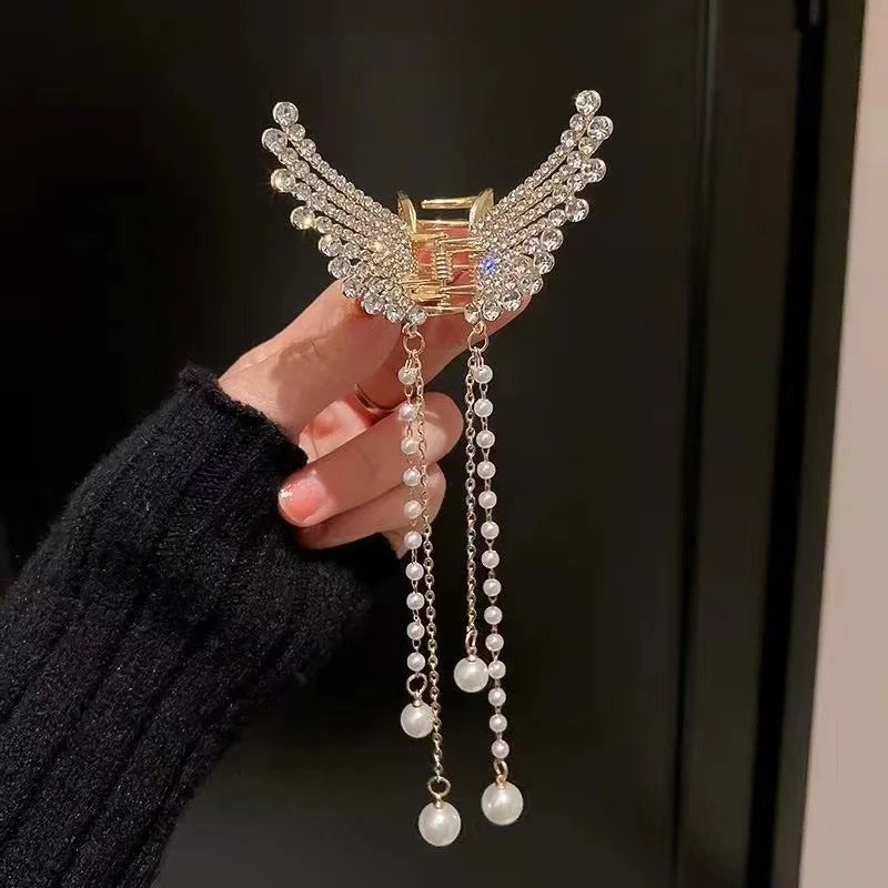 Custom Made Summer Hair Claw Clip Designer Mini Hair Claw Butterfly Clip Metal Claw Hair Clip