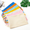 Large Capacity Eco-Friendly Student Handbag with Zipper Foldable Canvas Bag Fashionable Tutorial Bag with Custom Printed Logo