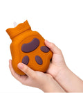 450ML Convenient Bear Paw Silicone Hot Water Bottle Bag Hand Warmer with Comfortable Design