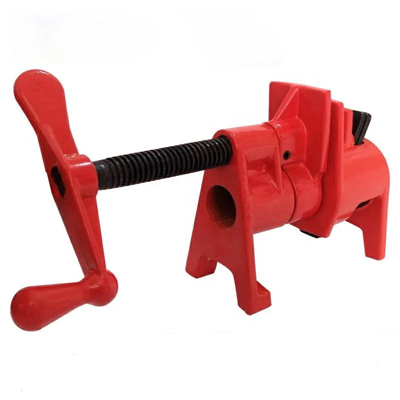 Heavy Duty 3/4 Inch H Type Pipe Clamp Leg Quick Release Woodworking Tools Gluing Pipe F Clamp Ductile Iron Structure Bar Clamp