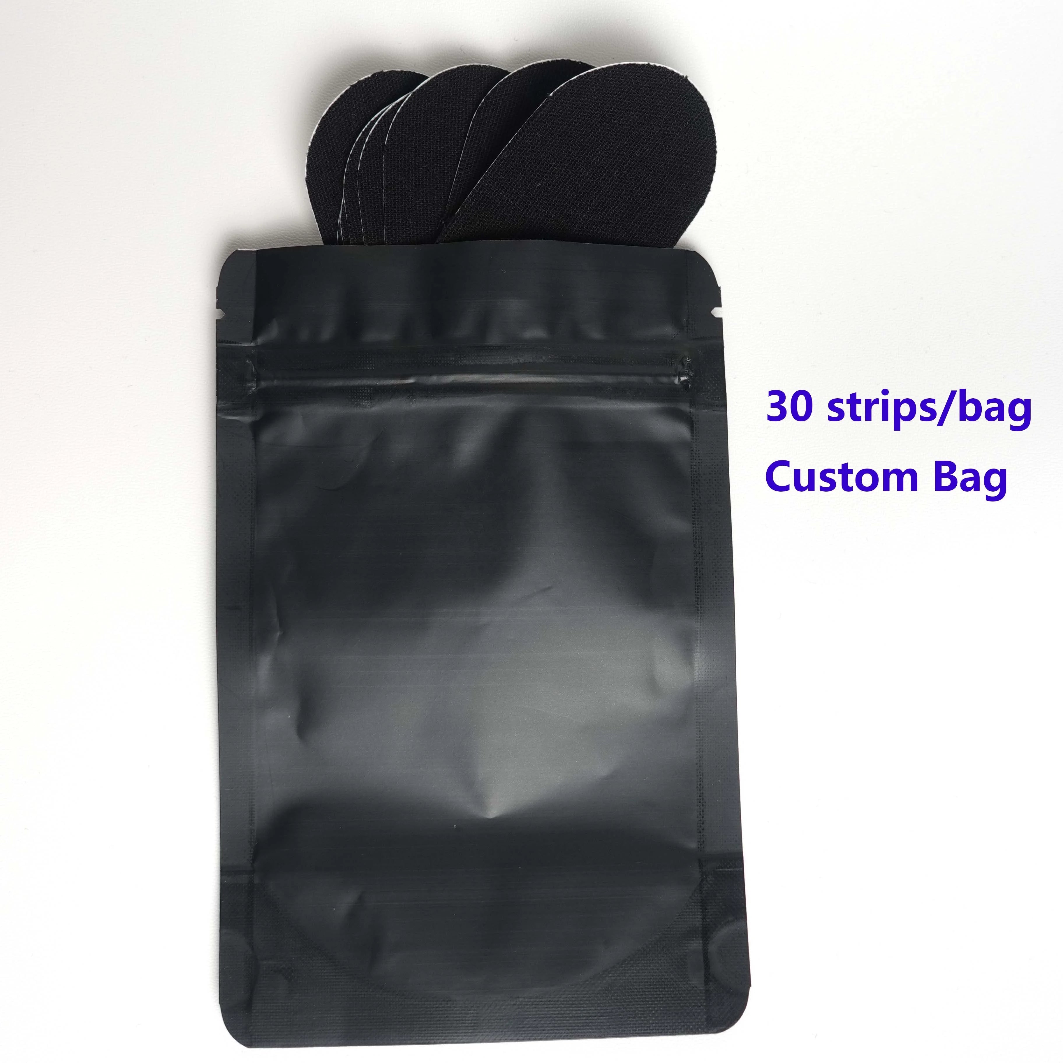30pcs Per Bag Highly Elastic Soft Cotton Mouth Tape Latex-Free for Sensitive People Snoring People