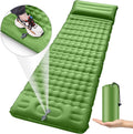 For PVC Inflatable Camping Mattress with Built-in Air Pillow Pump Lightweight & Waterproof
