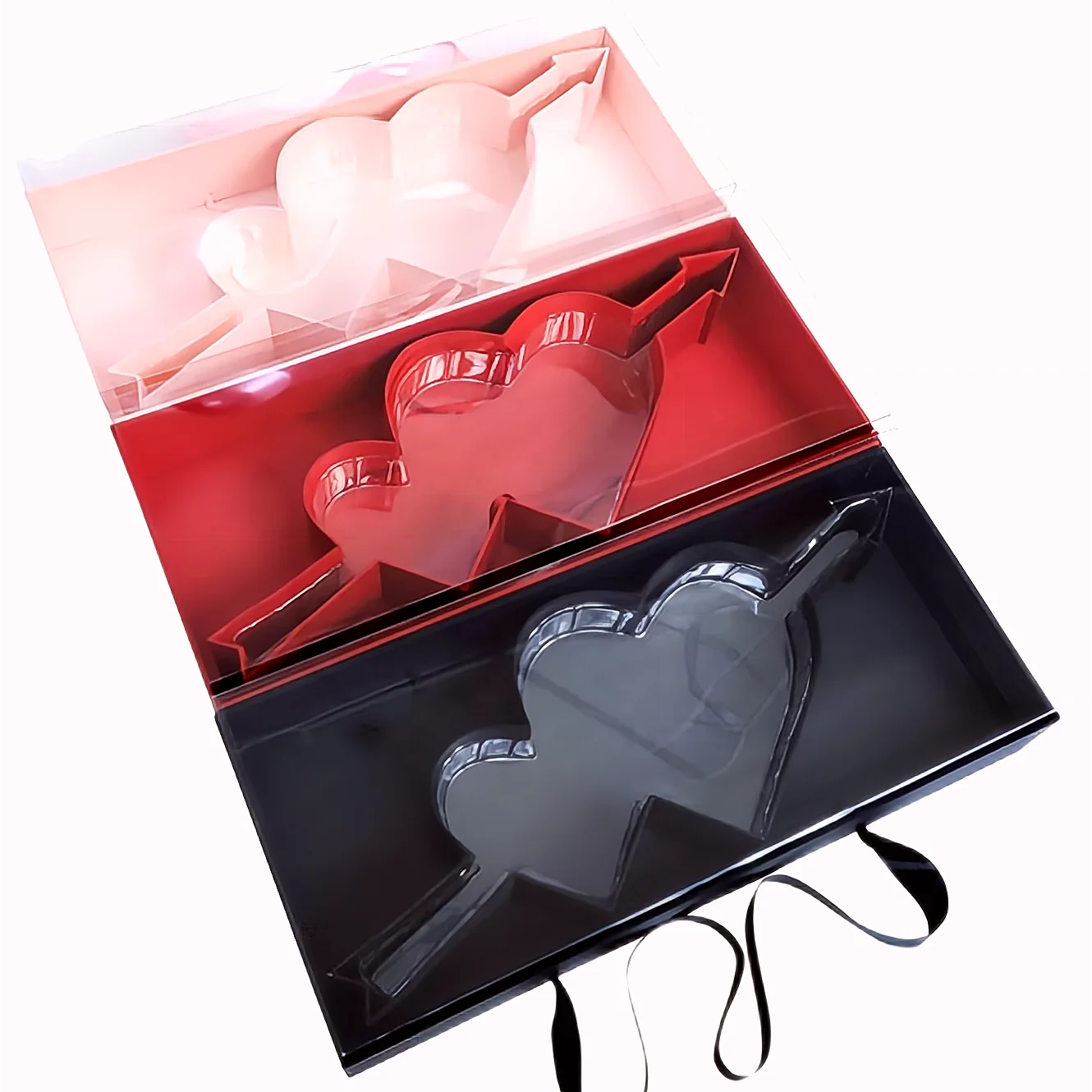 Yeuvshurn Arrow of Love Rose Gift Box an Arrow Through the Mood of the Valentine Flower Packaging Box