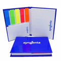 Custom 254 Blue Assorated Sticky Note Books-custom Print on the Cover