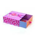 Luxury Custom logo Hot pink Full Color Printed Large Cardboard Craft Clothing Gift Packaging Drawer Box for Present