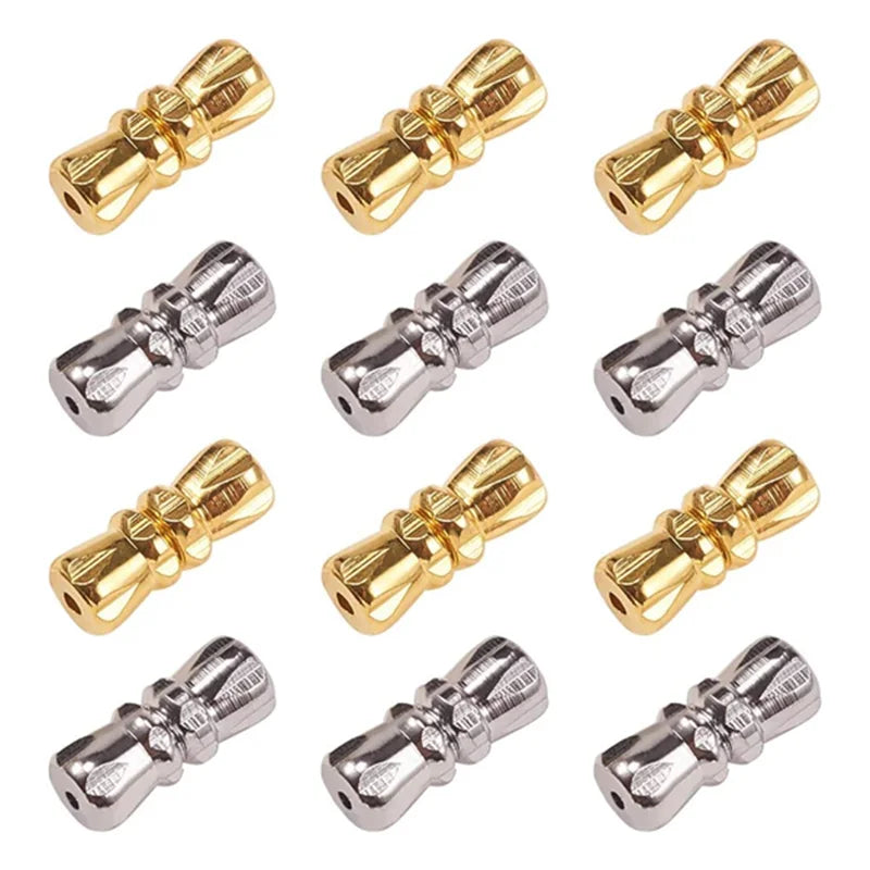 Barrel Screw ClaspsCopper Screw Twist Clasps End Tip Barrel Clasps Jewelry Connector for Necklace Bracelet Jewelry Making