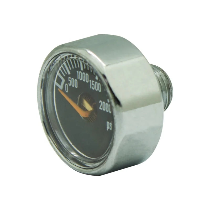 Paintball 2000psi 1/8NPT Pressure Gauge Compressor Manometer Air Pressure Meter for Paintball PCP