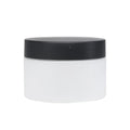Matte White Black Lid PET Frosted Cosmetic Jars for Skin Care Empty 50ml 80ml 100ml 120ml 150ml 200ml 250ml Size Options
