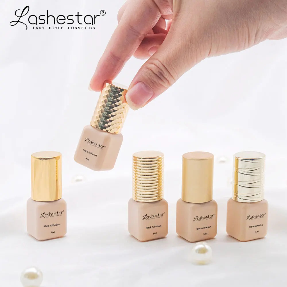 Lashestar Wholesale 0.3 0.5 Sec Fast Drying Eyelash Extension Custom Logo Adhesive Lash Glue