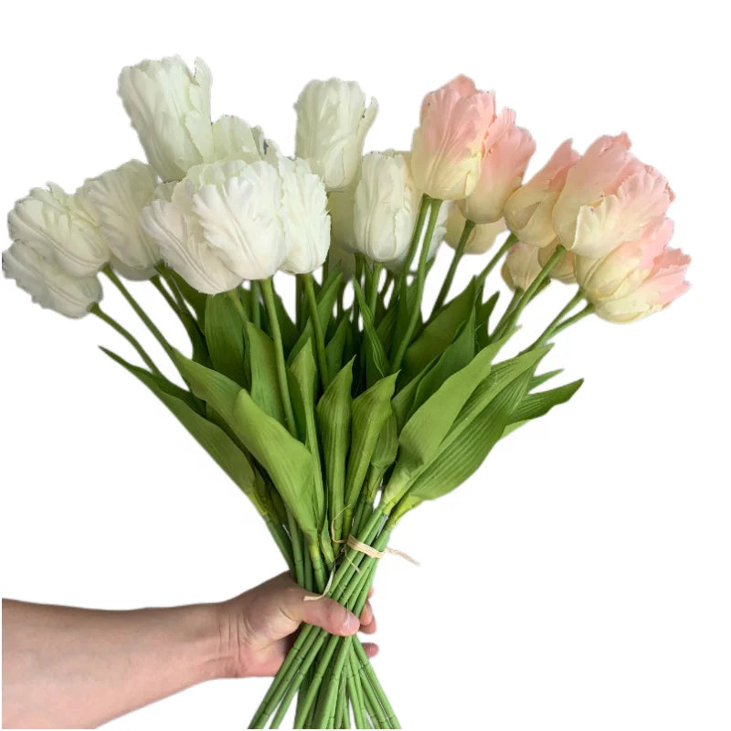 Wholesale Large Silk Tulips Artificial Flowers Tulip in Bulk for Home Wedding Decor