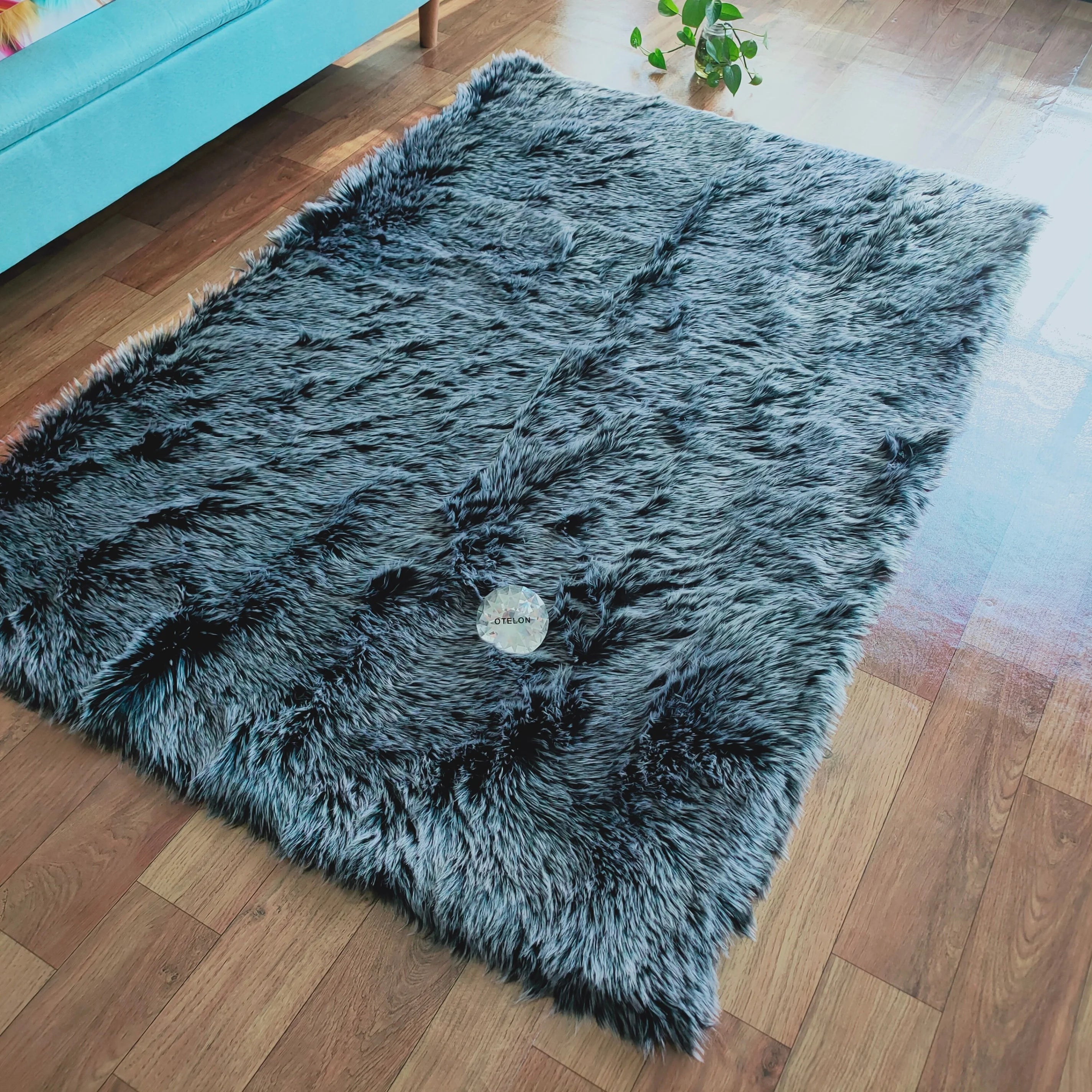 Rectangle Supersoft Fluffy Faux Fur Sheepskin Area Rugs for Living Room Decor Rug Floor Mat Carpet Decoration