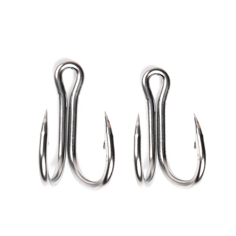 Fishing Double Hooks Stainless Steel Sea Fishing Hook Sharp Barb Hook
