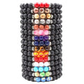 CSJA Wholesale 8mm Healing Bracelet Natural Lava Stone Bead Essential Oil Diffuser Stretch Bracelets for Men C03